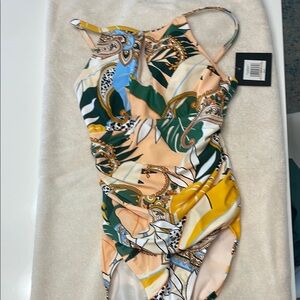 Chic Paisley One-Piece swimsuit.